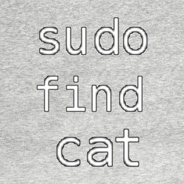 Sudo find cat by findingNull